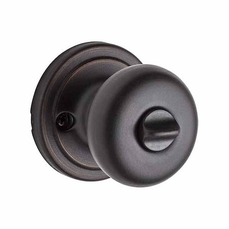 Kwikset Kwikset: SC1  Hancock Entry Door Knob with Round Rose / Venetian Bronze  / with SmartKey Technology KWS-740H-RDT-SMC-11P